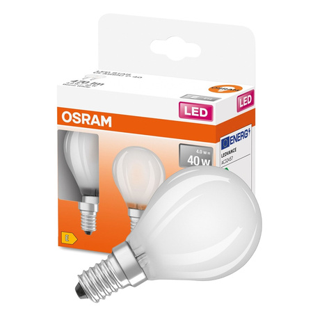 2x LED Lampen E14 P45 4W = 40W 470lm 2700K Warm 300° OSRAM Star