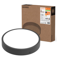 Ledvance LED Outdoor Industrie Wandlampe 9.5W 1220lm 3000/4000K IP65 Schwarz mit Bulkhead Notfallmodul