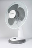 Schreibtischventilator Luftzirkulator Stehtischventilator 49 cm 30 W Weiß