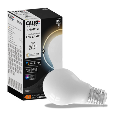 E27 SMART WiFi LED Lampen 7W 806lm CCT TUYA Filament CALEX