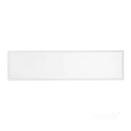 LED Flächenpanel 40W 4400lm 4000K 90° Neutral UGR19 Weiß 30x120cm Capri Pro Kobi