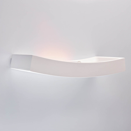 Wandleuchte Gips-Aufbauleuchte RX7S Weiß Curve Kobi