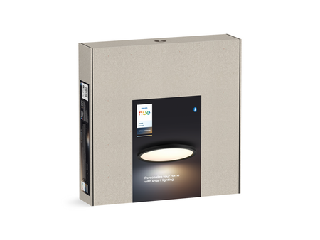 Plafond LED Deckenanbauleuchte 21W 2450lm IP20 Weiß Ambiente TW Schwarz 39,5cm Smart SMART Zigbee Bluetooth Aurelle Philips HUE