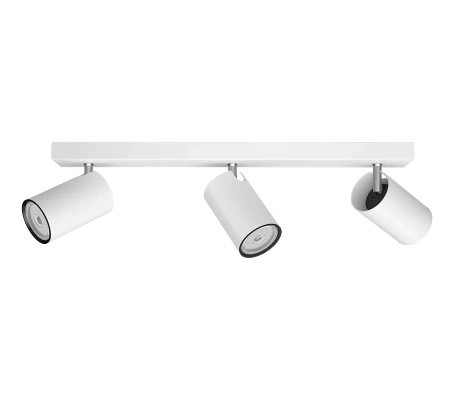 KOSIPO Deckenleuchte Reflektor Leuchte 3x GU10 Weiß Moving PHILIPS