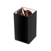 Aufputz-Deckenleuchte Spot GU10 Quadratisch Schwarz/Roségold VT-882 V-TAC