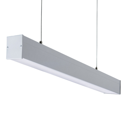 LED T8 G13 36W 120cm Silberne Hängelampe AL Kanlux