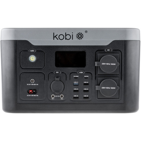 Energiebank Powerbox Tragbare mobile Stromstation 1800W Premium KOBI