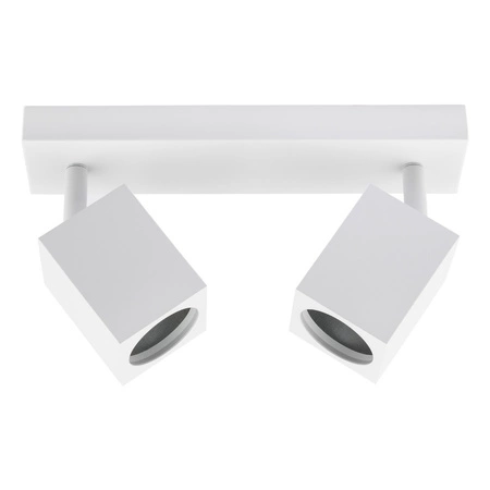 Decken-Reflektor-Wandleuchte 2xGU10 QUANTUS Weiß