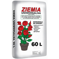 Universelle Erde für Blumen Gemüse und Sträucher 60 l mit Gartendünger pH 5,5–6,5