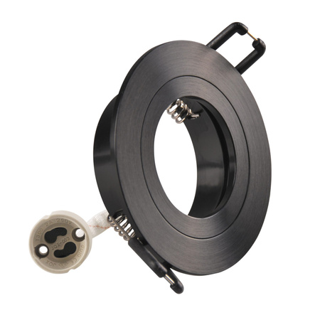 Spot GU10 Schwarz FEBE Sanico Goldlux Einbaustrahler Leuchte