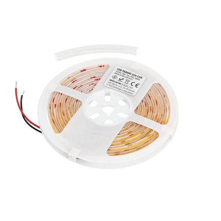 Außen-LED-Streifen 5W 430lm 3000K Warm 1600LED 12V 5m IP65 CRI90 Tramo Premium Kobi