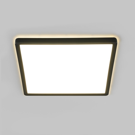 Plafond LED-Deckenleuchte Aufbauleuchte 22W 2900lm 4000K Neutral Schwarz Videx