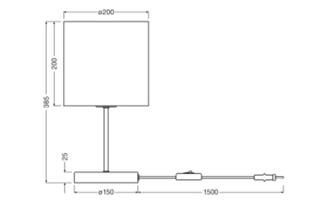 Tischlampe Schreibtisch Leuchte Stehend Dekorativ E27 Braun USB-C Dekor Ledvance