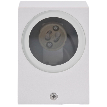 Garten-Wandleuchte mit LED 1x GU10 BOSTON GOLDLUX (Polux) ALUMINIUM Weiß