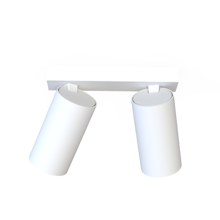 MONO II Deckenleuchte 7774 Nowodvorski Weiß-Gold 2xGU10 Anbauspot Reflektor Modern