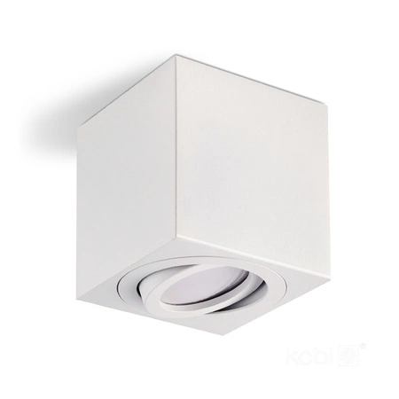 Aufbauleuchte OH37 SQUARE GU10 KOBI WHITE