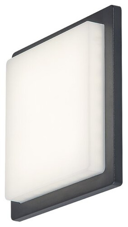 Gartenlampe LED Wandleuchte ONTARIO 8W 4000K IP65 Quadratisch Weiß Anthrazit RABALUX