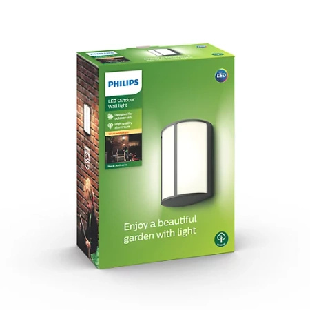 Gartenleuchte LED Wandleuchte STOCK myGarden 6W 2700K IP44 Anthrazit PHILIPS