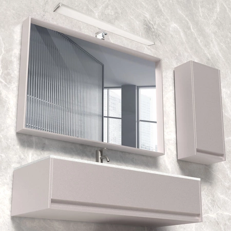 LED Badezimmer Wandleuchte 12W 1350lm 4000K Neutral 120° Chrom IP44 ELBA Sanico Goldlux