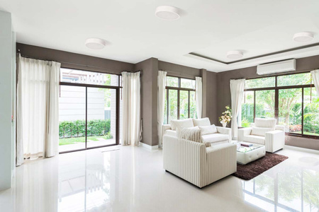 JASMIN Aufbau LED Deckenleuchten 2x E27 Holz Mattweiß 37cm