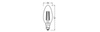 LED-Lampe B35 E14 Kerze 1.8W = 25W 250lm 2700K Warm 320° Glühfaden Dimmbar SUPERSTAR Osram