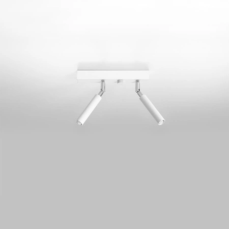 EYETECH Deckenleuchte 2xG9 Reflektor Halogen Leuchte Beweglich 25cm Weiß SOLLUX