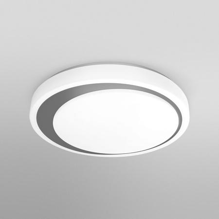 Plafon LED Deckenleuchte grau ORBIS Moon 32W 3300lm warm-kalt 48cm SMART+ WiFi LEDVANCE