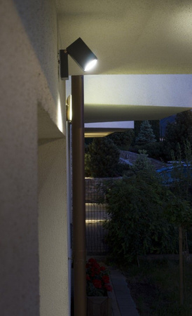 Außengarten-Fassadenleuchte WALL LED Mini 5005 DG GU10 Su-Ma