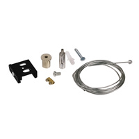 Aufhängeset für 3-Phasen-Sammelschiene Schwarz Kobi