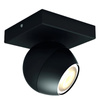 Spot Buckram LED Wandleuchte Schwarz 5W CCT PHILIPS HUE Bluetooth + Dimmerschalter