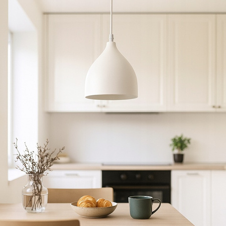 Masterled E27 Weiß Como Hängelampe