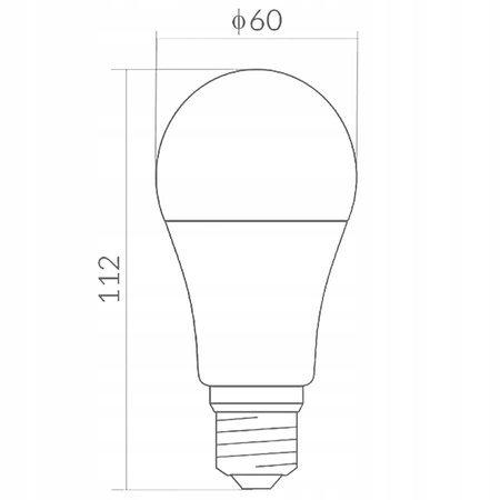 E27 A60 LED Lampen 10 W = 60 W, 900 lm, 3000 K, warm, Niederspannung, 24 V, ECOLIGHT