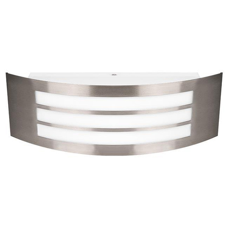 Gartenwandleuchte Erhöhung Außenleuchte E27 INOX IP44 DORIS