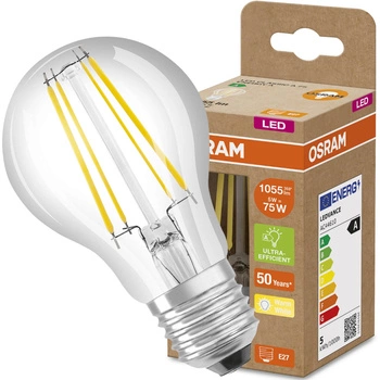 LED Lampen A60 E27 5W = 75W 1055lm 3000K Warm 360° OSRAM ULTRA EFFICIENT Filament