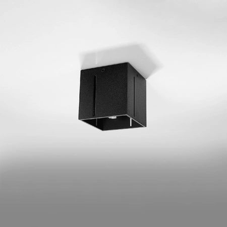 PIXAR-Anbauleuchte G9 Cube Schwarz SOLLUX