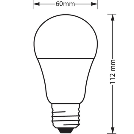 LED Lampe E27 A60 9W 806lm CCT RGB LEDVANCE SMART+ ZigBee Dimmbar