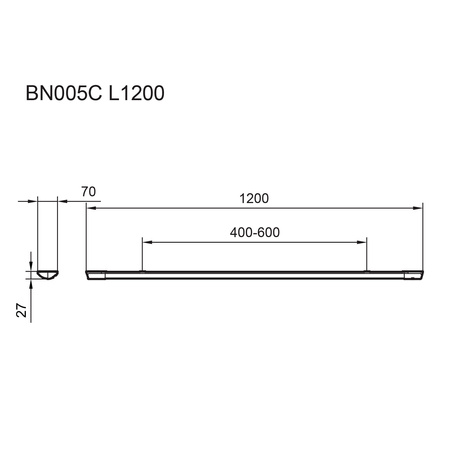 LED-Panel-Leuchte Aufbauleuchte LED-Strahl 30W 3800lm 3000K Weiß Projectline Philips