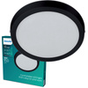 Plafond LED-Panel-Deckenleuchte MAGNEOS 12W 2700K 21cm schwarzes Downlight rund PHILIPS
