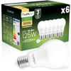 6x LED-Lampe E27 A65 15W = 125W 2025lm 3000K warmweiß 260° LUMILED