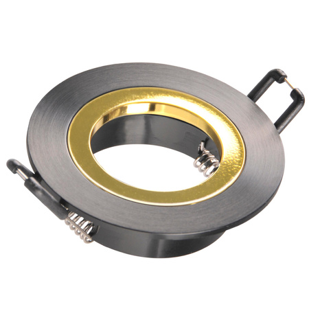 Strahler-Einbauleuchte GU10 Schwarz FEBE Sanico Goldlux