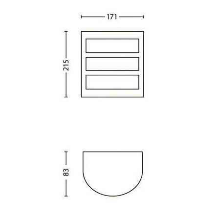 PYTHON 3.8W Bewegungsmelder LED Gartenlampe 2700K Warm IP44 Silber PHILIPS