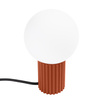 Tisch Schreibtischlampe G9 Rund Rot Modern Matt Halo Sollux