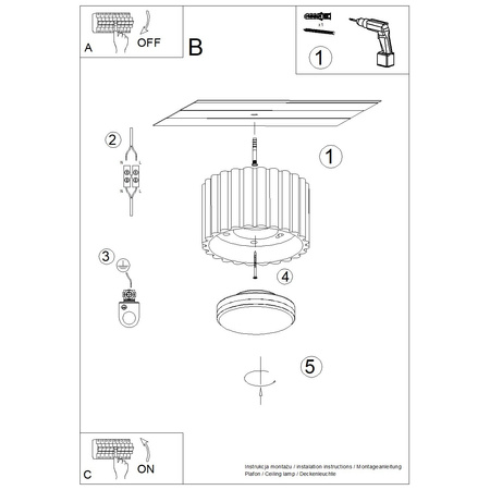 Anbauleuchte GX53 Aluminium Burgundy Aura Deep Space SL.1822 Sollux
