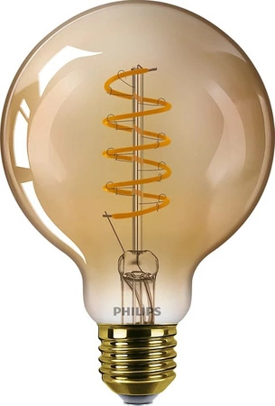 Globe E27 G93 LED Lampen 4W = 25W 250lm 1800K Warm Filament Amber PHILIPS Dimmbar