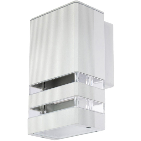 INEZ Graue Fassaden-Gartenwandleuchte GU10 ALUMINIUM IP54