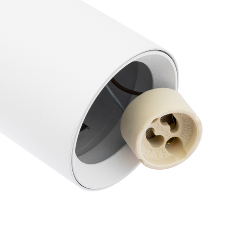 2m Stromschiene + 6x Schienenstrahler GU10 Weiß RITI LUMILED