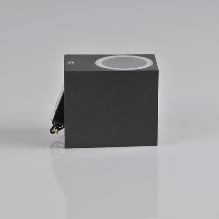 Garten-Wandleuchte mit LED 1x GU10 BOSTON GOLDLUX (Polux) ALUMINIUM GRAY