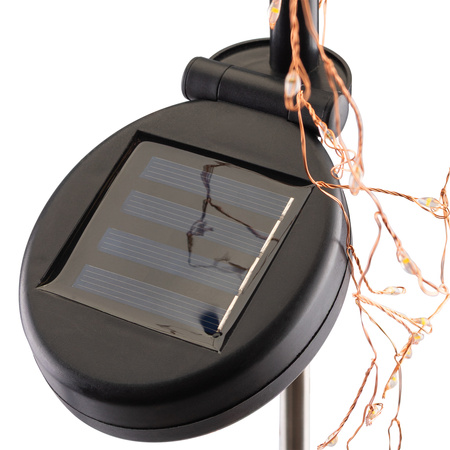 ADONIS 3000K LED Solar Garten Lampe Angetrieben Dekorativer Baum LUMILED