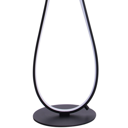 LED Stehleuchte Stehend 32W 3800lm 4000K Neutral Schwarz INFINITO Sanico Goldlux