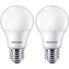 2x LED Lampen E27 A60 7W = 60W 806lm 2700K Warm 150° PHILIPS